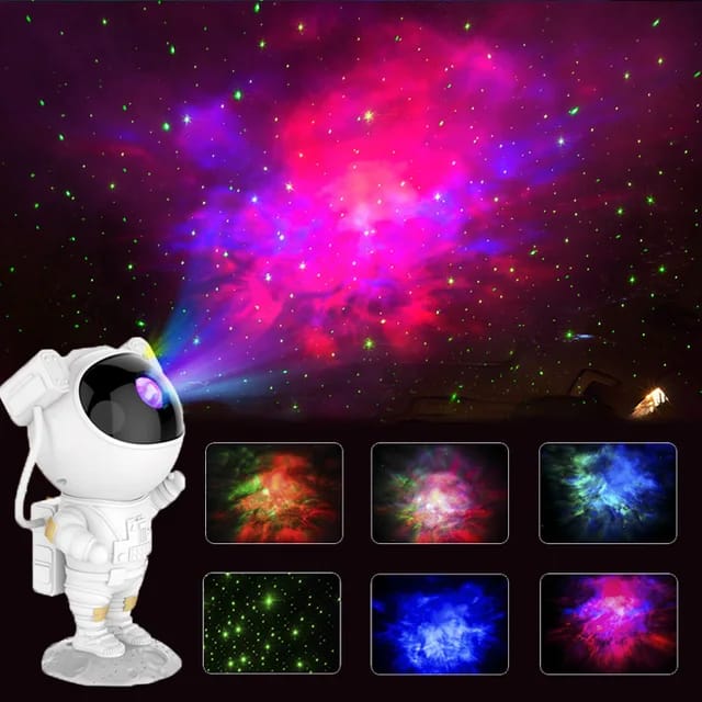 Star Projector Galaxy Night Light - Astronaut Space Projector, Starry Nebula Ceiling LED Lamp with Timer and Remote, Kids Room Decor Aesthetic, Gifts for Christmas, Birthdays, Valentine's Day