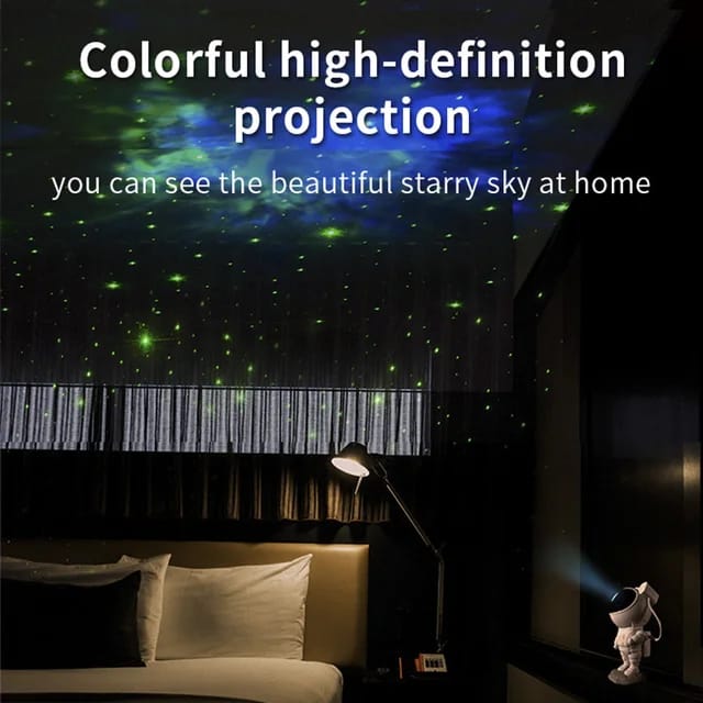 Star Projector Galaxy Night Light - Astronaut Space Projector, Starry Nebula Ceiling LED Lamp with Timer and Remote, Kids Room Decor Aesthetic, Gifts for Christmas, Birthdays, Valentine's Day